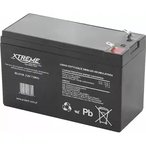Герметичный свинцово-кислотный аккумулятор XTREME 12V 7Ah модель 82-211#