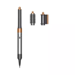 Multistailers Dyson Airwrap Origin Warm Copper Nickel — multistailers, 1300 W, 3 temperatūras/ātruma līmeņi, 360° pamatne, vads 2.675 m