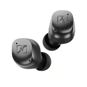 Austiņas Sennheiser Momentum True Wireless 4 — in-ear binaurālas, Bluetooth 5.4, līdz 7,5 h (30 h ar lādēšanas kastīti), trokšņu slāpēšana, USB-C, melnas