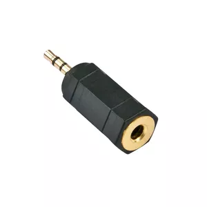 Lindy 35622 Cable Gender Changer 2.5mm to 3.5mm Black