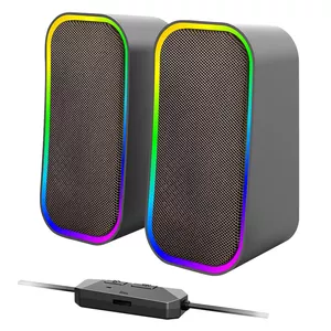 Speedlink Token RGB Stereo PC Speakers Black Wired and Wireless 6 W