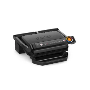 Tefal OptiGrill + GC717810 Contact Grill Black 2000 W with 6 Automatic Programs and Non-Stick Plates