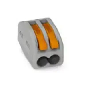 Termināblods Wago UJ/222-412, 2 vadi, 0,08–4 mm², 600 V, 20 A