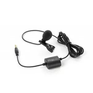 Klipsēm paredzēts mikrofons IK Multimedia iRig Mic Lav 2 pack — vads 3,5 mm, kabelis 1,5 m, 30–16 000 Hz, melns