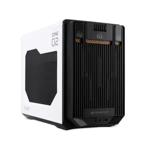 Acer Predator MI900 Datora korpuss Desktop Melns, Balts Mini-ITX ar 120/240 mm radiatoru atbalstu