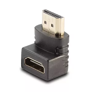 HDMI Female to HDMI Male 90 Degree Right Angle Adapter Lindy 41085