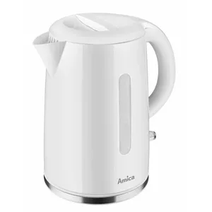 Amica KF 1001 Elektriskā tējkanna 1.7 L 2200 W Balta plastmasa Pretapkaļķu filtrs Automātiska izslēgšanās