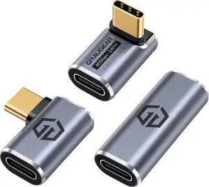 USB-C adapteris GrauGear G-AD-40G-3 — 40 Gbps, alumīnijs, 3 gab. komplekts