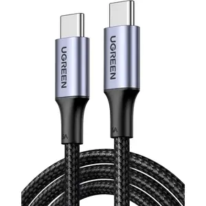 USB Type-C kabelis UGREEN US316 100W, 2 m, USB-C uz USB-C ātrai uzlādei un datu pārraidei
