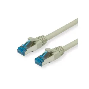Tīkla kabelis VALUE 21.99.0859 RJ-45 Cat6a 0.15m Pelēks