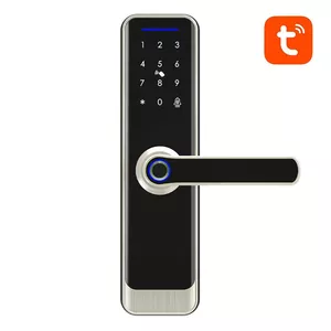 Smart digitālais durvju slēdzis Avatto ZSDL-A270-S-ALI-6072 ZigBee sudraba