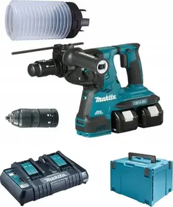 Perforators Makita DHR283T2JU — bezvadu 18V LXT, SDS‑plus