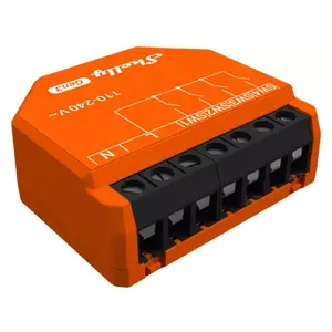 Elektriskais relejs Shelly i4 Gen3 Orange Wi‑Fi 2,4 GHz 1 W 110–240 V 4 kanāli