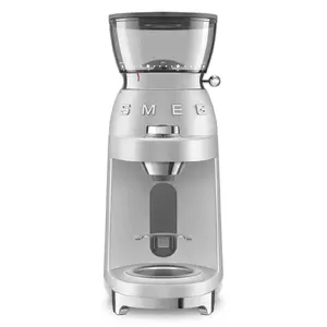 Smeg CGF02SSEU Burr Coffee Grinder Aluminium 150 W Conical Burr 240 g Capacity 65 Settings