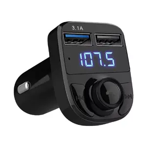 FM-трансмиттер GoodBuy GBTRA31V2BK с USB, слотом MicroSD и зарядкой 3.1A