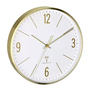 Analogais pulkstenis TFA-Dostmann 60.3534.53  apaļš 30cm zelta baterija AA 1.5V