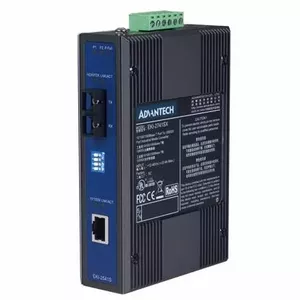 Mediju pārveidotājs ADVANTECH EKI-2541S-AE — Ethernet 10/100 Mbps uz vienmodu optiku, 1 ports
