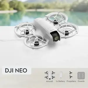 DJI Neo vieglais 135g drons ar 4K Ultra HD kameru, līdz 18 minūtēm lidojuma laiku ar 1 uzladi, bez tālvadības pulta