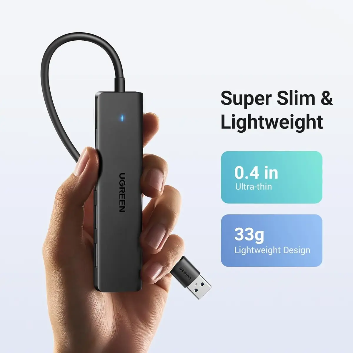UGREEN USB 3.0 4-Port Hub — USB-A to 4× USB Type-A Photo 3