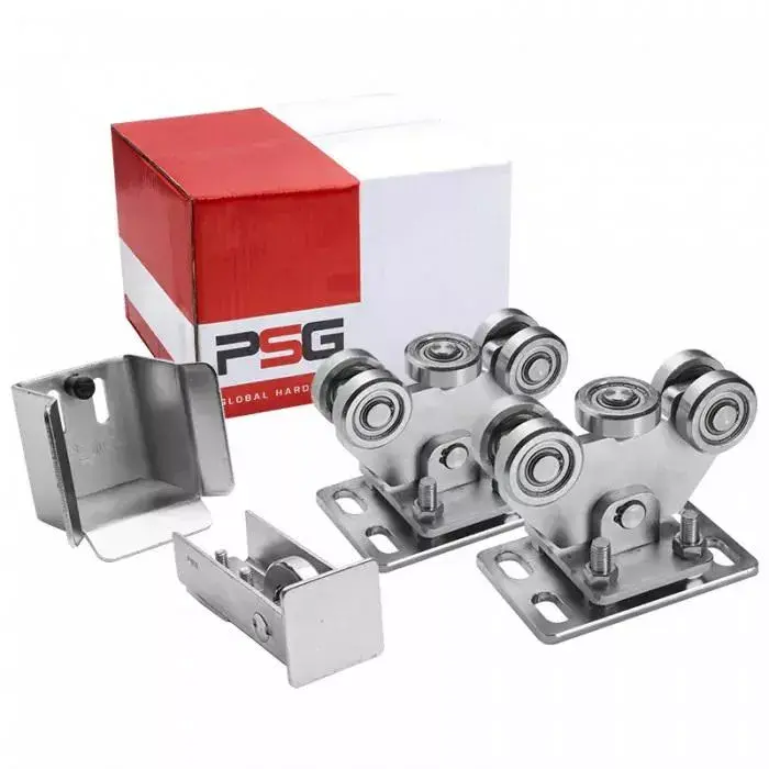 Riteņu komplekts PSG 60.00P.70 70x70x4 mm sliedei Photo 2