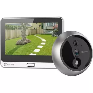 EZVIZ DP2C Video Intercom System 2 MP 10.9 cm (4.3 Inch) Silver Wireless 1920 x 1080 Pixels CMOS Night Vision