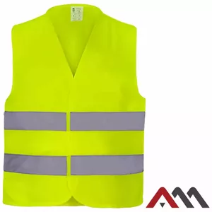 Brīdinājuma veste Art.Master M izmērs dzeltena ar atstarojošiem elementiem