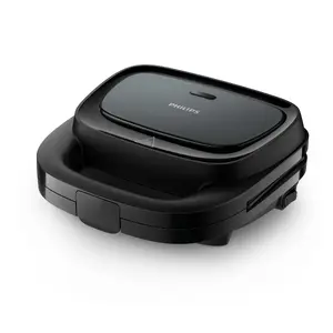 Philips 3000 series HD2331/90 sandwich maker, 750 W, black, BPA-free, indicator lights
