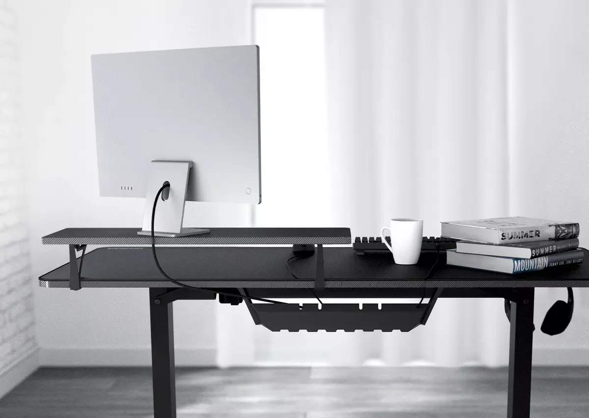 COUGAR E-Star 140 electric gaming table, black (1400x600x720-1170mm) Photo 8
