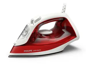 Philips 2000 series DST2010/40 tvaika gludeklis ar 2000 W jaudu, nepiedegošu zoli, nepārtrauktu tvaiku 25 g/min, tvaika padevi 100 g/min un 250 ml ūdens tvertni