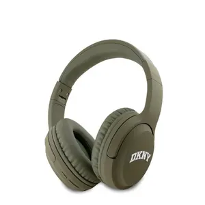 Austiņas DKNY PU Leather Arch Logo Wireless Headphone Green