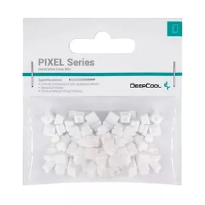 Universāls gumijas DeepCool PIXEL — 100 gab. blīsterī, balts, svars 9.8 g