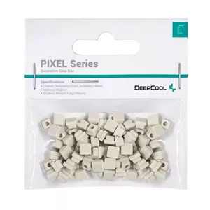Rubera spilventiņi DeepCool PIXEL — universālas korpusa antivibrācijas spilventiņi, 9,8 g katrs, 100 gab., pelēki