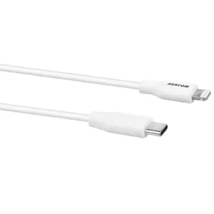 USB-C — Lightning kabelis AVACOM MFIC-40W 40 cm MFi sertificēts, balts