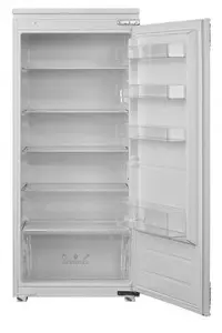 Built-in refrigerator Frigelux SP122BI, 122 L, reversible door, electronic thermostat, LED lighting, 35 dB