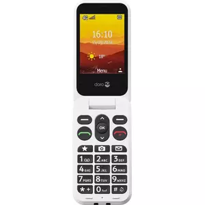 Mobilais tālrunis Doro Leva L20 4G, 2.8" ekrāns, sarkans-balts