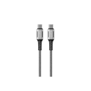 Havit CB6297 Magnētiskais kabelis USB Type C uz USB Type C 1m melns