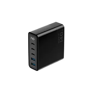 HAVIT ceļojumu lādētājs UCLE004 EU 140W, piecu portu, GaN, melns