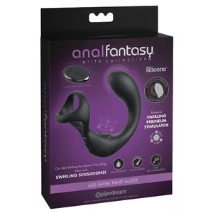 Prostatas masāžieris analfantasy AFE Ass-Gasm Silicone — silikons, ūdensizturīgs, uzlādējams, garums 14 cm, ievietošanas 10 cm, Ø spraudņa 3,7 cm, Ø gredzena 3,9 cm