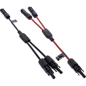InLine 95020 Saules kabeļu komplekts 4 mm² 0.36 m Melns Sarkans