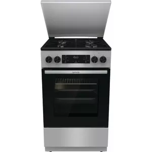 Gāzes plīts Gorenje 745415 50 cm ar elektrisko cepeškrāsni, enerģijas klase A