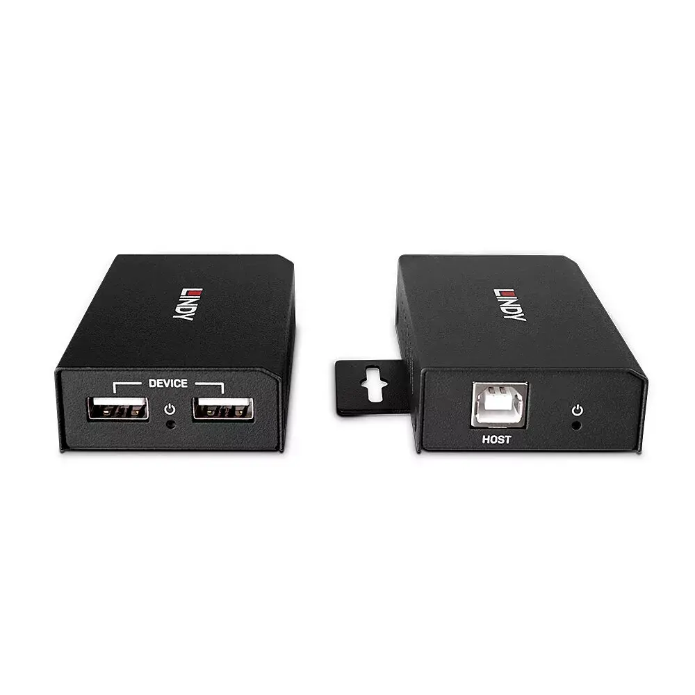 AV raidītājs un uztvērējs Lindy 100m 2 Port USB 2.0 Cat. 6 pagarinātājs Photo 3