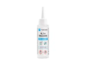 Izopropilspirta tīrītājs NATEC Racoon 100 ml — elektronikai un virsmām