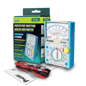 Multimeter Pro'sKit MT-2019 — 0.1–1000 V AC/DC, 0.05–250 mA DC range
