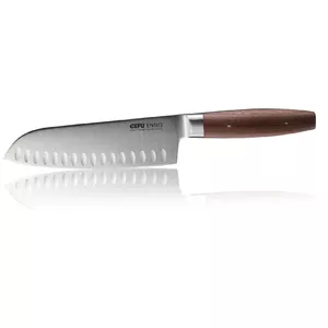 Virtuves nazis GEFU ENNO Santoku 18 cm ar rievām — 18 cm asmens