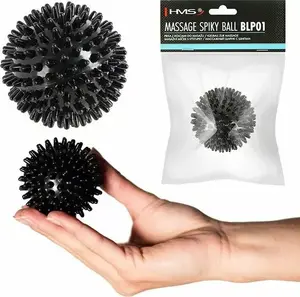 Massage Ball HMS BLP01 Black with Spikes – hand/foot trigger point therapy