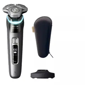 Электробритва Philips i9000 Prestige XP9202/10 для влажного и сухого бритья с SkinIQ, роторная бритва с системой Dual SteelPrecision и зарядной станцией
