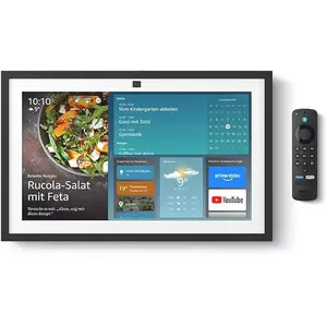 Amazon Echo Show 15 Viedais displejs ar Alexa virtuālo asistentu Full HD 1920 x 1080 izšķirtspēju 13 MP kameru Wi-Fi un Bluetooth Melns