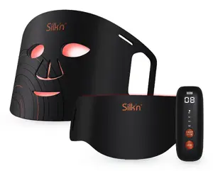 Ādas gaismas terapijas ierīce Silk'n FNLM2PEU001 — melna, uz baterijām, pretgrumbu un pret novecošanos