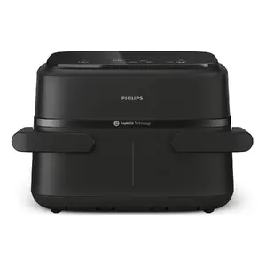 Аэрофритюрница Philips 1000 series NA150/00 Двойная 7 Л 2450 Вт Черная Сенсорное управление