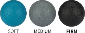 Avento 42RA masāžas bumbiņu komplekts, 5.0 cm, 3 gabali, zils/pelēks/melns